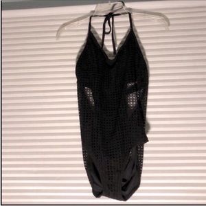 XHILARATION Mesh One Piece Monokini